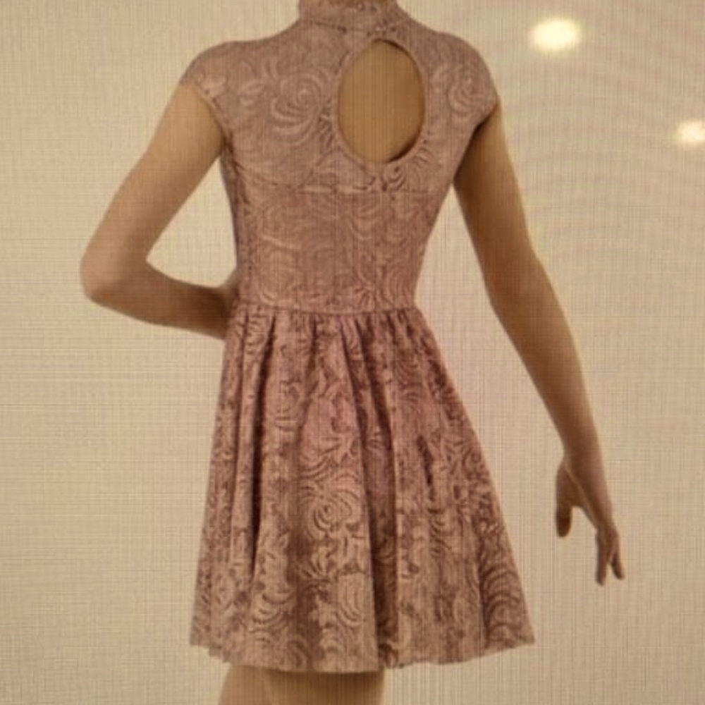 WEISSMAN Dance ballet lyrical dusty pink lace costume MY DESTINY 10124 L Child